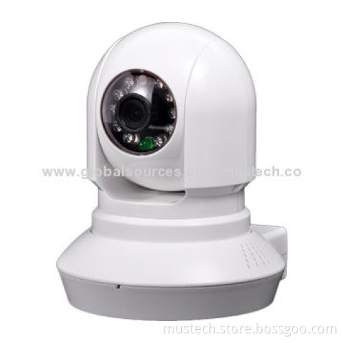 Factory Direct Sale MJPEG Indoor IP Camera with IR LEDs, 1/4-inch CMOS Sensor
